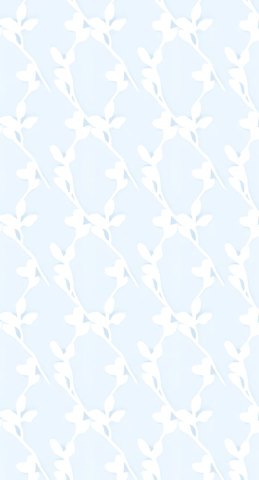 Laundre Trellis in Blue - Fabric by the Yard