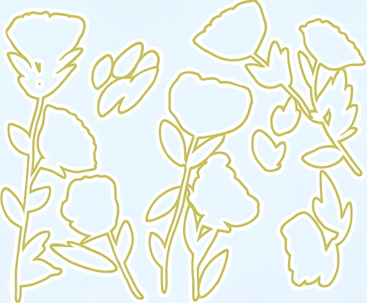 New Beginnings in Blue - Fabric by the Yard