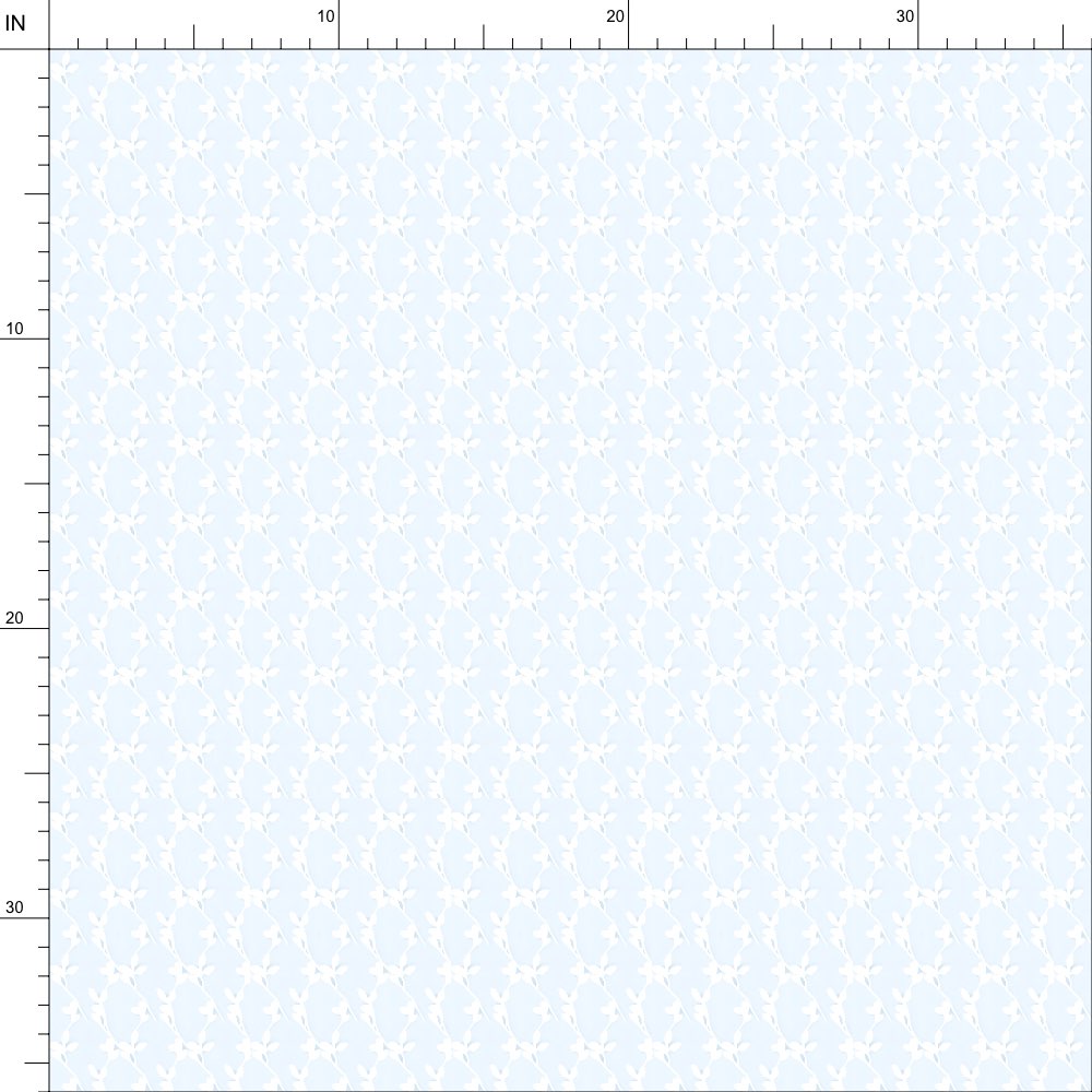 Laundre Trellis in Blue - Fabric by the Yard